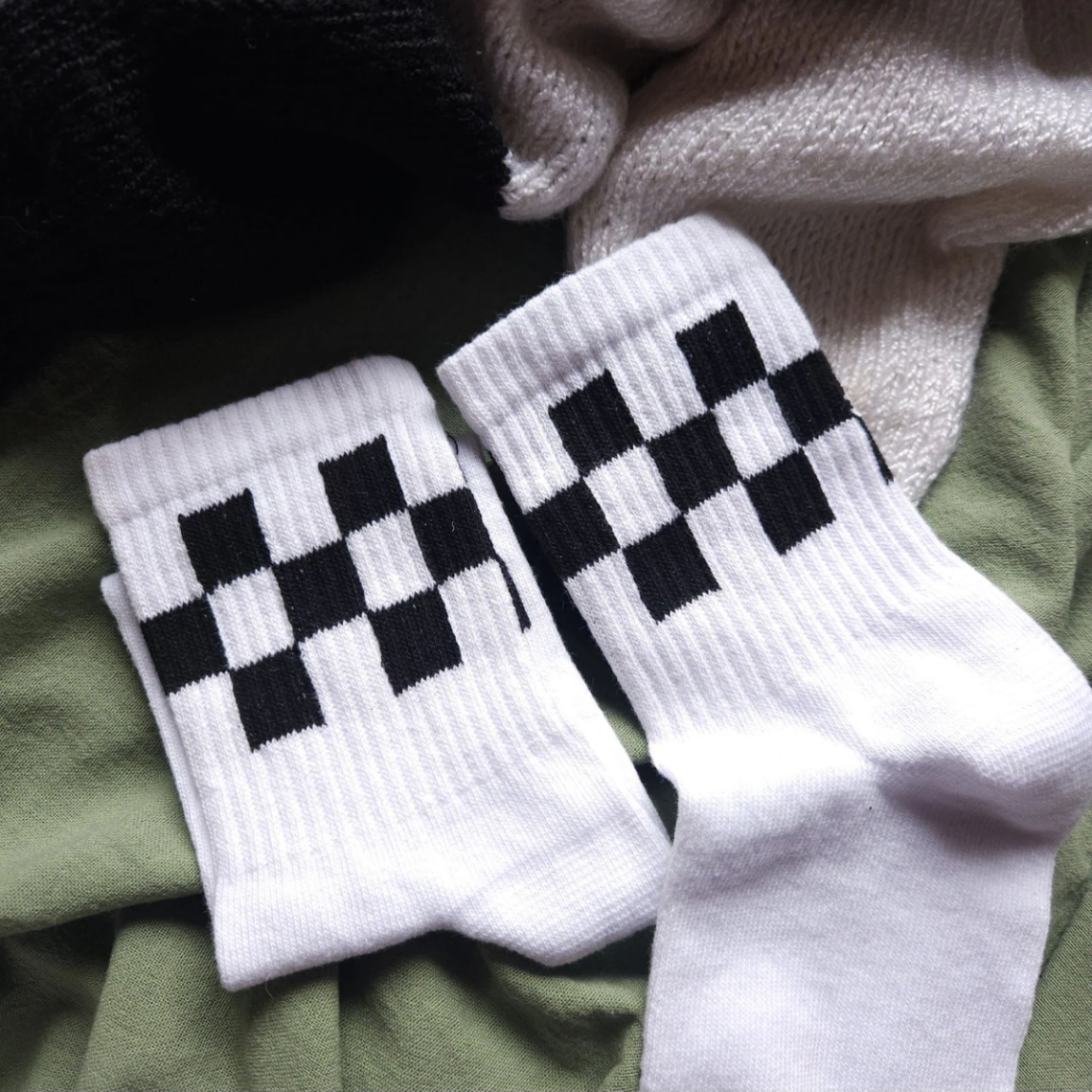 Tenis diseño Blancas - Damero